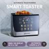 imageInspirex Touch Screen Toaster  4 Slice Long ExtraWide Slots  5 Bread Type and 6 Browning Levels  Defrost Reheat Favorite Single Slot Settings  Stainless SteelStainless Steel