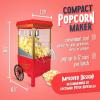 imageNostalgia 8Cup Hot Air Popcorn Maker ampamp Bowl  2In1 Bowl ampamp Lid 2 oz Measuring Cup  OilFree Pop Corn for Movie Night Snacks Birthday Parties and More  PinkRed