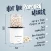 imageNostalgia 8Cup Hot Air Popcorn Maker ampamp Bowl  2In1 Bowl ampamp Lid 2 oz Measuring Cup  OilFree Pop Corn for Movie Night Snacks Birthday Parties and More  PinkWhite