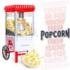 imageNostalgia 8Cup Hot Air Popcorn Maker ampamp Bowl  2In1 Bowl ampamp Lid 2 oz Measuring Cup  OilFree Pop Corn for Movie Night Snacks Birthday Parties and More  PinkWhiteRed