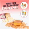 imageNostalgia 8Cup Hot Air Popcorn Maker ampamp Bowl  2In1 Bowl ampamp Lid 2 oz Measuring Cup  OilFree Pop Corn for Movie Night Snacks Birthday Parties and More  PinkWhiteRed