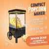 imageNostalgia 8Cup Hot Air Popcorn Maker ampamp Bowl  2In1 Bowl ampamp Lid 2 oz Measuring Cup  OilFree Pop Corn for Movie Night Snacks Birthday Parties and More  PinkBlack