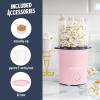 imageNostalgia 8Cup Hot Air Popcorn Maker ampamp Bowl  2In1 Bowl ampamp Lid 2 oz Measuring Cup  OilFree Pop Corn for Movie Night Snacks Birthday Parties and More  PinkPink