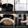 image:imageHomecraft Iced Tea Maker amp Cold Brew Coffee Machine  2 Quart Double Insulated Pitcher Steeping Basket  Makes Fuit Infused Teas amp Iced Lattes  Black2 QT  Black