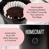 image:imageHomecraft Iced Tea Maker amp Cold Brew Coffee Machine  2 Quart Double Insulated Pitcher Steeping Basket  Makes Fuit Infused Teas amp Iced Lattes  Black2 QT  Black