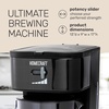 image:imageHomecraft Iced Tea Maker amp Cold Brew Coffee Machine  2 Quart Double Insulated Pitcher Steeping Basket  Makes Fuit Infused Teas amp Iced Lattes  Black3 QT  Black