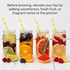 image:imageHomecraft Iced Tea Maker amp Cold Brew Coffee Machine  2 Quart Double Insulated Pitcher Steeping Basket  Makes Fuit Infused Teas amp Iced Lattes  Black2 QT  Luxe