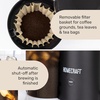 image:imageHomecraft Iced Tea Maker amp Cold Brew Coffee Machine  2 Quart Double Insulated Pitcher Steeping Basket  Makes Fuit Infused Teas amp Iced Lattes  Black2 QT  Luxe