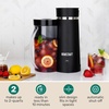 image:imageHomecraft Iced Tea Maker amp Cold Brew Coffee Machine  2 Quart Double Insulated Pitcher Steeping Basket  Makes Fuit Infused Teas amp Iced Lattes  Black2 QT  Luxe