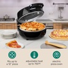 image:imageHomecraft Stone Baked Pizza Oven  12in Woodfired Style Indoor Electric Countertop Pizza Maker  Ceramic Stone amp Stainless Steel Peel  Variable Temp Control to 750F  Homemade Pizza in MinutesBlackPizza Oven  12in Woodfired Style Indoor Electric Countertop Pizza Maker  Ceramic Stone  Stainless Steel Peel  Variable Temp Control to 750F  Homemade Pizza in MinutesBlack