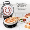 image:imageHomecraft Stone Baked Pizza Oven  12in Woodfired Style Indoor Electric Countertop Pizza Maker  Ceramic Stone amp Stainless Steel Peel  Variable Temp Control to 750F  Homemade Pizza in MinutesBlackPizza Oven  12in Woodfired Style Indoor Electric Countertop Pizza Maker  Ceramic Stone  Stainless Steel Peel  Variable Temp Control to 750F  Homemade Pizza in MinutesBlack