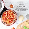 image:imageHomecraft Stone Baked Pizza Oven  12in Woodfired Style Indoor Electric Countertop Pizza Maker  Ceramic Stone amp Stainless Steel Peel  Variable Temp Control to 750F  Homemade Pizza in MinutesBlackPizza Oven  12in Woodfired Style Indoor Electric Countertop Pizza Maker  Ceramic Stone  Stainless Steel Peel  Variable Temp Control to 750F  Homemade Pizza in MinutesRed