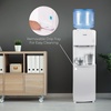 image:imageIgloo BottomLoading Water Dispenser  Water Cooler Dispenser with Hot Cold amp Temperature Settings Electric Water Dispenser Fits 3 amp 5Gallon Jugs with Child Safety Lock Office Use Black StainlessWhite