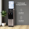 image:imageIgloo BottomLoading Water Dispenser  Water Cooler Dispenser with Hot Cold amp Temperature Settings Electric Water Dispenser Fits 3 amp 5Gallon Jugs with Child Safety Lock Office Use Black StainlessStainless