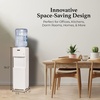 image:imageIgloo BottomLoading Water Dispenser  Water Cooler Dispenser with Hot Cold amp Temperature Settings Electric Water Dispenser Fits 3 amp 5Gallon Jugs with Child Safety Lock Office Use Black StainlessWhite