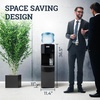 image:imageIgloo BottomLoading Water Dispenser  Water Cooler Dispenser with Hot Cold amp Temperature Settings Electric Water Dispenser Fits 3 amp 5Gallon Jugs with Child Safety Lock Office Use Black StainlessBlack