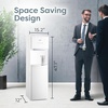 image:imageIgloo BottomLoading Water Dispenser  Water Cooler Dispenser with Hot Cold amp Temperature Settings Electric Water Dispenser Fits 3 amp 5Gallon Jugs with Child Safety Lock Office Use Black StainlessWhite