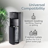 image:imageIgloo BottomLoading Water Dispenser  Water Cooler Dispenser with Hot Cold amp Temperature Settings Electric Water Dispenser Fits 3 amp 5Gallon Jugs with Child Safety Lock Office Use Black StainlessBlack