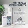 image:imageIgloo BottomLoading Water Dispenser  Water Cooler Dispenser with Hot Cold amp Temperature Settings Electric Water Dispenser Fits 3 amp 5Gallon Jugs with Child Safety Lock Office Use Black StainlessWhite Stainless