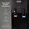 image:imageIgloo BottomLoading Water Dispenser  Water Cooler Dispenser with Hot Cold amp Temperature Settings Electric Water Dispenser Fits 3 amp 5Gallon Jugs with Child Safety Lock Office Use Black StainlessStainless