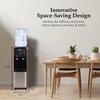 image:imageIgloo BottomLoading Water Dispenser  Water Cooler Dispenser with Hot Cold amp Temperature Settings Electric Water Dispenser Fits 3 amp 5Gallon Jugs with Child Safety Lock Office Use Black StainlessStainless