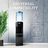 image:imageIgloo BottomLoading Water Dispenser  Water Cooler Dispenser with Hot Cold amp Temperature Settings Electric Water Dispenser Fits 3 amp 5Gallon Jugs with Child Safety Lock Office Use Black StainlessBlack