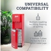 image:imageIgloo BottomLoading Water Dispenser  Water Cooler Dispenser with Hot Cold amp Temperature Settings Electric Water Dispenser Fits 3 amp 5Gallon Jugs with Child Safety Lock Office Use Black StainlessRed
