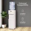 image:imageIgloo BottomLoading Water Dispenser  Water Cooler Dispenser with Hot Cold amp Temperature Settings Electric Water Dispenser Fits 3 amp 5Gallon Jugs with Child Safety Lock Office Use Black StainlessWhite