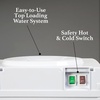 image:imageIgloo BottomLoading Water Dispenser  Water Cooler Dispenser with Hot Cold amp Temperature Settings Electric Water Dispenser Fits 3 amp 5Gallon Jugs with Child Safety Lock Office Use Black StainlessWhite