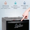 image:imageIgloo BottomLoading Water Dispenser  Water Cooler Dispenser with Hot Cold amp Temperature Settings Electric Water Dispenser Fits 3 amp 5Gallon Jugs with Child Safety Lock Office Use Black StainlessBlack