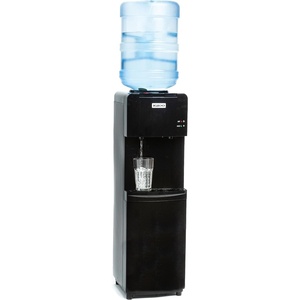 image:imageIgloo BottomLoading Water Dispenser  Water Cooler Dispenser with Hot Cold amp Temperature Settings Electric Water Dispenser Fits 3 amp 5Gallon Jugs with Child Safety Lock Office Use Black StainlessOriginal Black
