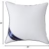 imageDOWNCOOL 100 Cotton Stuffer Throw Pillow Insert Set of 2 Rectangle Down and Feather Filled Decorative Bed Sofa Insert 12x20 Inch White1 Pack Down Alternative