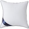 imageDOWNCOOL 100 Cotton Stuffer Throw Pillow Insert Set of 2 Rectangle Down and Feather Filled Decorative Bed Sofa Insert 12x20 Inch White1 Pack Down Alternative