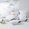 imageDOWNCOOL 100 Cotton Stuffer Throw Pillow Insert Set of 2 Rectangle Down and Feather Filled Decorative Bed Sofa Insert 12x20 Inch White1 Pack Down Alternative