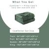 imageDOWNCOOL All Seasons Sage Green Bedding Comforters ampamp Sets with 2 Pillow Cases 3 Pieces Down Alternative Comforter Set Bedding Comforter Sets Queen Lightweight and Noiseless Queen88x90 inchesSage Green