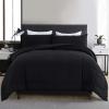 imageDOWNCOOL All Seasons Sage Green Bedding Comforters ampamp Sets with 2 Pillow Cases 3 Pieces Down Alternative Comforter Set Bedding Comforter Sets Queen Lightweight and Noiseless Queen88x90 inchesBlack