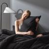 imageDOWNCOOL All Seasons Sage Green Bedding Comforters ampamp Sets with 2 Pillow Cases 3 Pieces Down Alternative Comforter Set Bedding Comforter Sets Queen Lightweight and Noiseless Queen88x90 inchesBlack