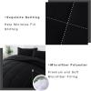 imageDOWNCOOL All Seasons Sage Green Bedding Comforters ampamp Sets with 2 Pillow Cases 3 Pieces Down Alternative Comforter Set Bedding Comforter Sets Queen Lightweight and Noiseless Queen88x90 inchesBlack