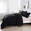 imageDOWNCOOL All Seasons Sage Green Bedding Comforters ampamp Sets with 2 Pillow Cases 3 Pieces Down Alternative Comforter Set Bedding Comforter Sets Queen Lightweight and Noiseless Queen88x90 inchesBlack