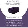 imageDOWNCOOL All Seasons Sage Green Bedding Comforters ampamp Sets with 2 Pillow Cases 3 Pieces Down Alternative Comforter Set Bedding Comforter Sets Queen Lightweight and Noiseless Queen88x90 inchesPurple
