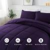 imageDOWNCOOL All Seasons Sage Green Bedding Comforters ampamp Sets with 2 Pillow Cases 3 Pieces Down Alternative Comforter Set Bedding Comforter Sets Queen Lightweight and Noiseless Queen88x90 inchesPurple