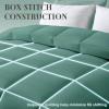 imageDOWNCOOL Comforters Queen Size Duvet InsertSage Green All Season Duvet Lightweight Quilt Down Alternative Hotel Comforter with Corner Tabs Sage Green Queen 88x92 InchesSage Green