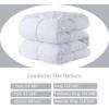 imageDOWNCOOL Comforters Queen Size Duvet InsertSage Green All Season Duvet Lightweight Quilt Down Alternative Hotel Comforter with Corner Tabs Sage Green Queen 88x92 InchesWhite