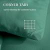 imageDOWNCOOL Comforters Queen Size Duvet InsertSage Green All Season Duvet Lightweight Quilt Down Alternative Hotel Comforter with Corner Tabs Sage Green Queen 88x92 InchesSage Green