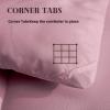 imageDOWNCOOL Comforters Queen Size Duvet InsertSage Green All Season Duvet Lightweight Quilt Down Alternative Hotel Comforter with Corner Tabs Sage Green Queen 88x92 InchesPink