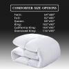 imageDOWNCOOL Comforters Queen Size Duvet InsertSage Green All Season Duvet Lightweight Quilt Down Alternative Hotel Comforter with Corner Tabs Sage Green Queen 88x92 InchesWhite