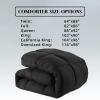 imageDOWNCOOL Comforters Queen Size Duvet InsertSage Green All Season Duvet Lightweight Quilt Down Alternative Hotel Comforter with Corner Tabs Sage Green Queen 88x92 InchesBlack