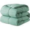 imageDOWNCOOL Comforters Queen Size Duvet InsertSage Green All Season Duvet Lightweight Quilt Down Alternative Hotel Comforter with Corner Tabs Sage Green Queen 88x92 InchesSage Green