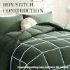 imageDOWNCOOL Comforters Queen Size Duvet InsertSage Green All Season Duvet Lightweight Quilt Down Alternative Hotel Comforter with Corner Tabs Sage Green Queen 88x92 InchesGreen