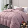 imageDOWNCOOL Comforters Queen Size Duvet InsertSage Green All Season Duvet Lightweight Quilt Down Alternative Hotel Comforter with Corner Tabs Sage Green Queen 88x92 InchesPink